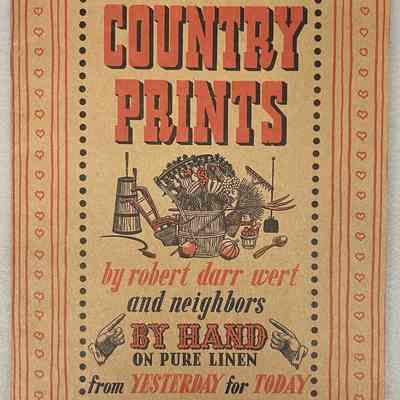 Country Prints “Country Store” brochure, c.1963.: Brochure matches “Country Store” gift set packages; see separate entries under “Branding”.