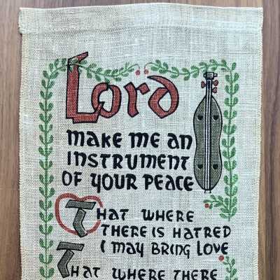 Wallhanging, Plowshares: St. Francis U854