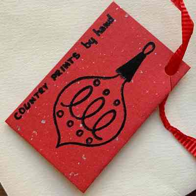 Back of gift tag.