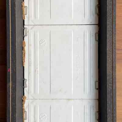 Back of frame without backing board.