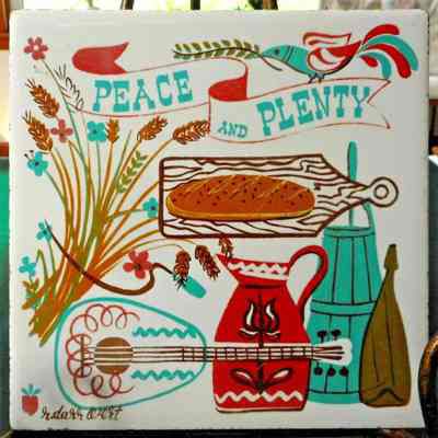 Tile: Peace and Plenty (Number TK)