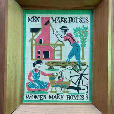 Example in c.1960 Country Prints frame.: PKM collection.