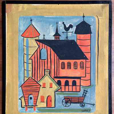 Original Artwork: Houses 67-2