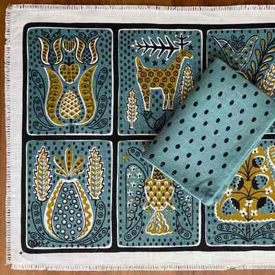 Placemat: Calico Patch 131, Blue