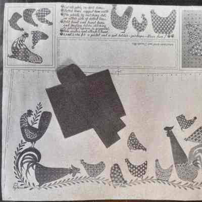 Kit, Country Prints: Apron, New Flock 420, “I-Did-It-Myself”
