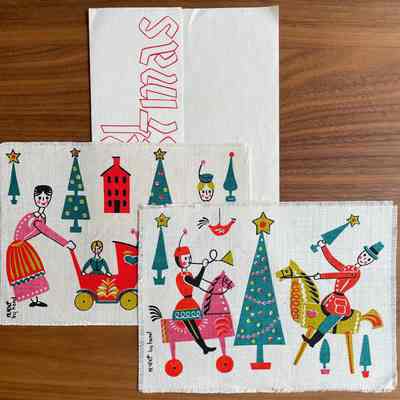 Gift Greeting, Christmas: Dolls & Hobby Horse (TK)