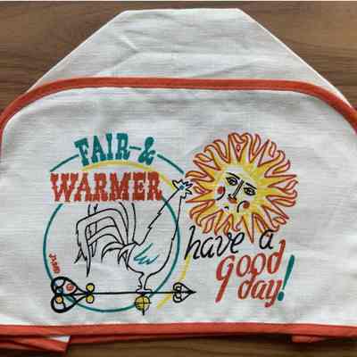 Matching Good Day toaster cover; see “Kitchen Accessories”.: PKM collection.