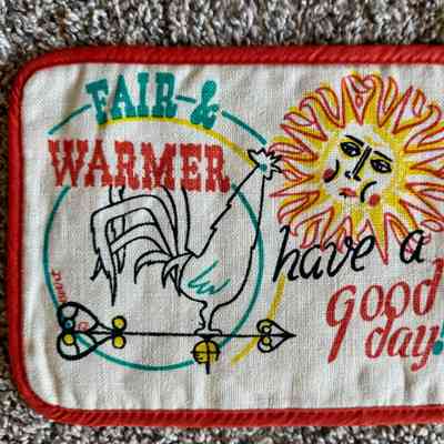 Kitchen, Potholder: Motif Gourmet, Good Day, Orange (number TK)