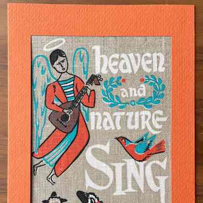 Notecard, Christmas: Plowshares Christmas Greeting 926