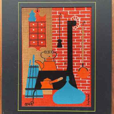 Notecard, Matted Greetings: Kitchen 350-15