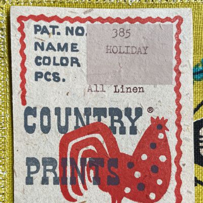 Country Prints product tag.