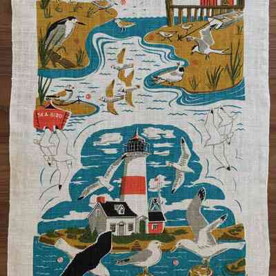 Matching Shore Birds 221 towel/wallhanging.: PKM collection. Image: PKM.