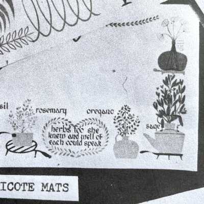 Placemat, Plasticote Mats: Kitchen Garden 511