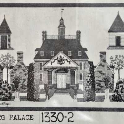 Print: Williamsburg Palace 1330-2