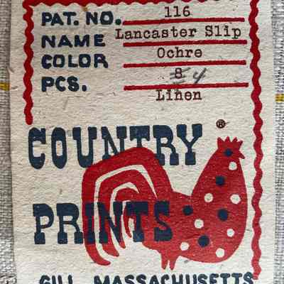 Country Prints product tag.
