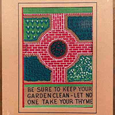 Notecard, Matted Greetings: Keep Your Garden Clean 350-19