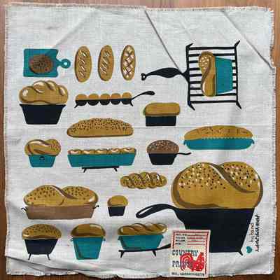 Table Square: Muffin Cloth or Napkin 211, Turquoise