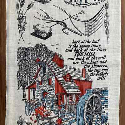 Mill (TK) towel/wallhanging.: PKM Collection. Image: PKM