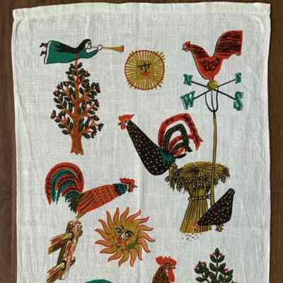 Matching towel/wallhanging: Good Morning 226; see “Towels/Wallhangings” entries.: PKM collection.