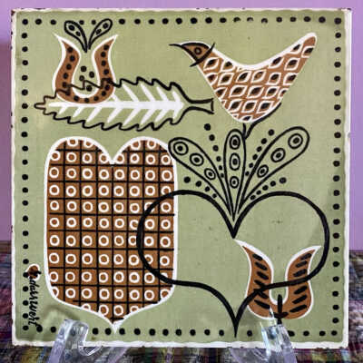 Tile: Calico Patch T-26, Green (color TK)