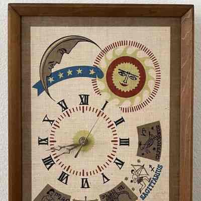 Clock: GE Box Clock, Theme of Time, Model 2087