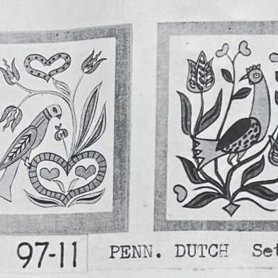 Print: Penn. Dutch 97-11 (set of four)