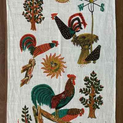 Matching towel/wallhanging: Good Morning 226.: PKM collection. Image: PKM