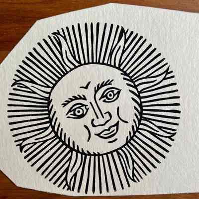 Sun art diameter: 4”