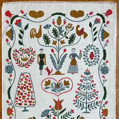 Towel, Wallhanging: Quilts 203, c.1951