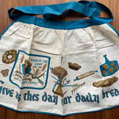 Kitchen, Apron: Daily Bread 312, Blue