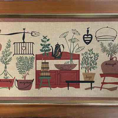 Example in earlier colorway and third party frame, late 1950’s; see separate entry.: Image: ticki2tack, eBay, Bristol VA, 4/2021.