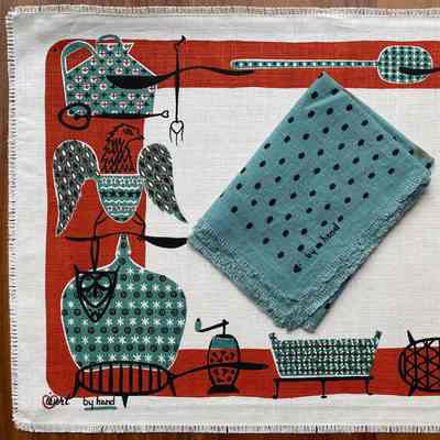 Placemat: Calico Kitchen 130, Barn Red