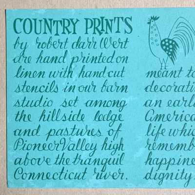 Branding, Packaging: Country Prints Story Cards