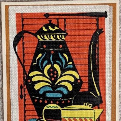 Notecard, Country Print Notes: Country Kitchen 333, Painted Tin (TK)