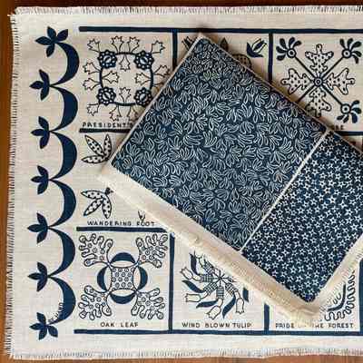 Placemat: Quilts 126, Indigo
