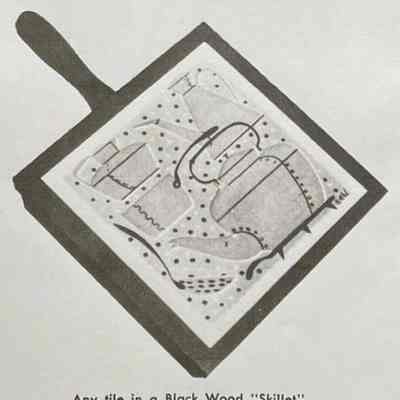 Tile, Framed: Skillet