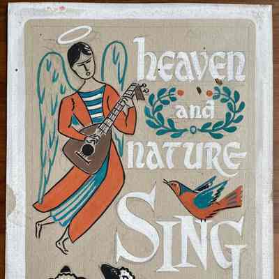 Original Artwork: Plowshares Christmas Greeting 926