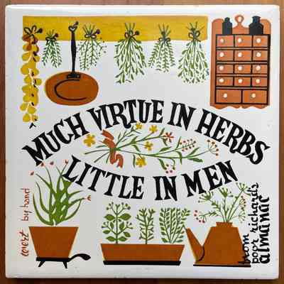 Tile: Poor Richard’s, Virtue (TK) T-35