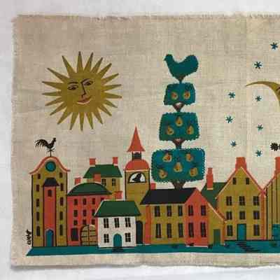 Matching runner: Village 213.: Image: Worthpoint.com