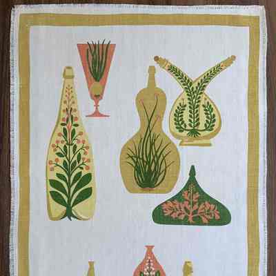 Matching towel/wallhanging/runner, c.1954.: PKM collection.