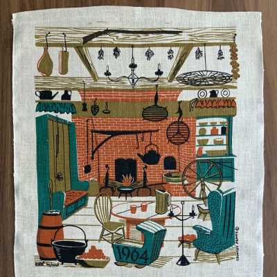 Towel, Calendar: Country Kitchen (TK), 1964