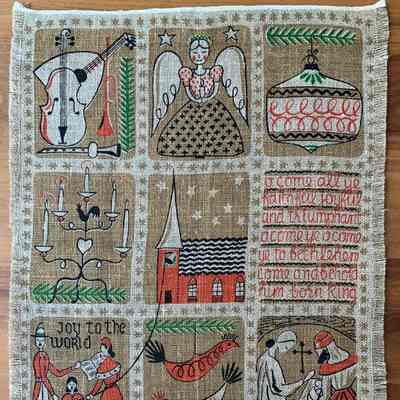 Print, Christmas: 1952 Country Prints Christmas Greeting