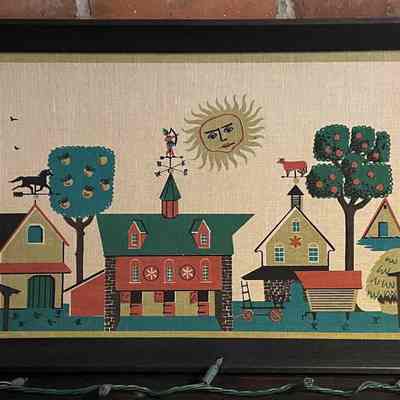 Matching framed print: Farm 1330-5; see “Framed Prints and Mounted Prints” entries.: Collection of Darlene and Jim Cerillo. Image: PKM