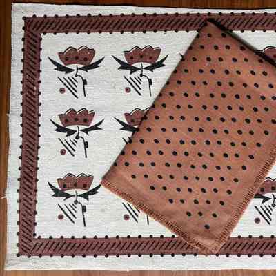 Placemat: For Margaret By Hand 1952 and 1954
