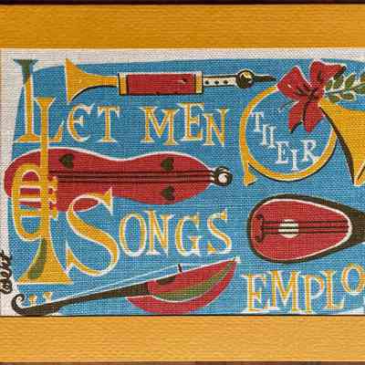 Notecard, Christmas: Plowshares Christmas Greeting 922