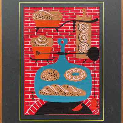 Notecard, Matted Greetings: Bread 350-16