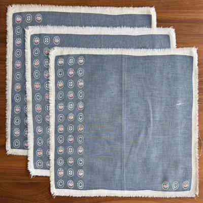 Placemat, Napkin: Square Dance 109, Blue