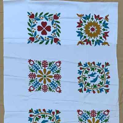 Textile Yardage: Appliqué Quilt (TK)