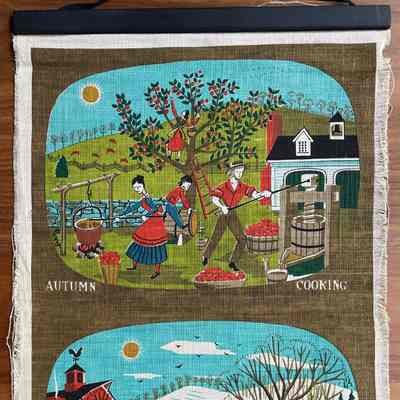 Wallhanging, Scroll: Four Seasons, Fall & Winter 265