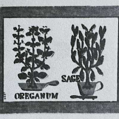 Oreganum and Sage print.